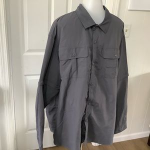 Army tactical shirt  dry pocket breathable removable long sleeve shirt sz 3X